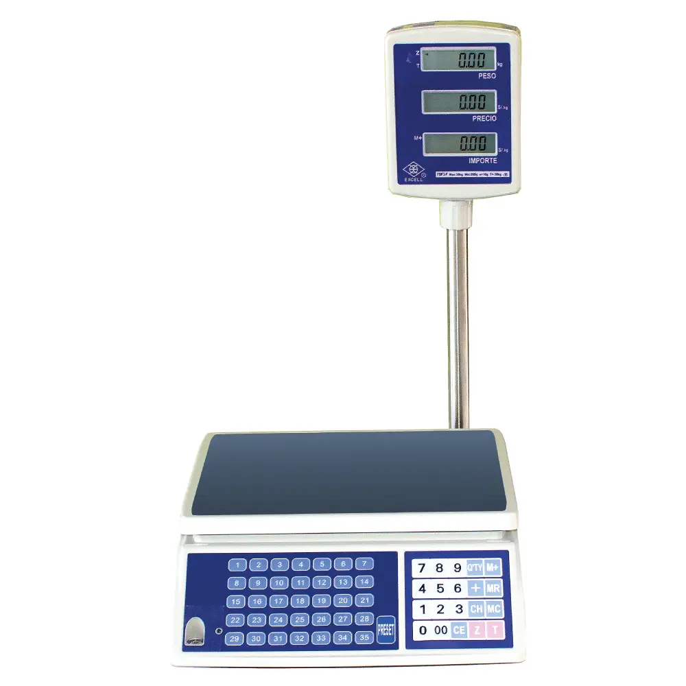 Balanza Digital comercial Excell FDP3 de 30 kilos